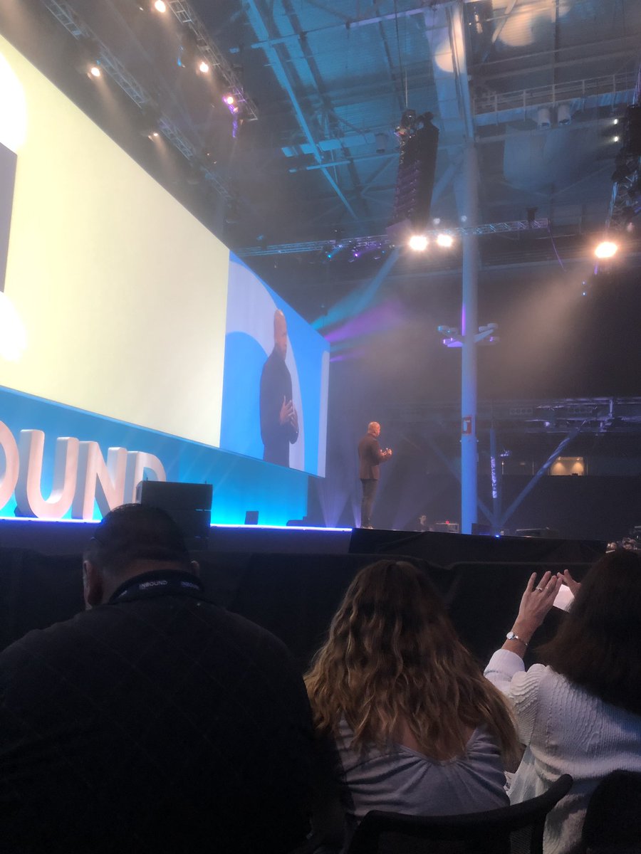 katekroll27's tweet photo. “Our hope is key to our capacity to make a difference.”-Bryan Stevenson #INBOUND19 https://t.co/Fa7V0QUctG
