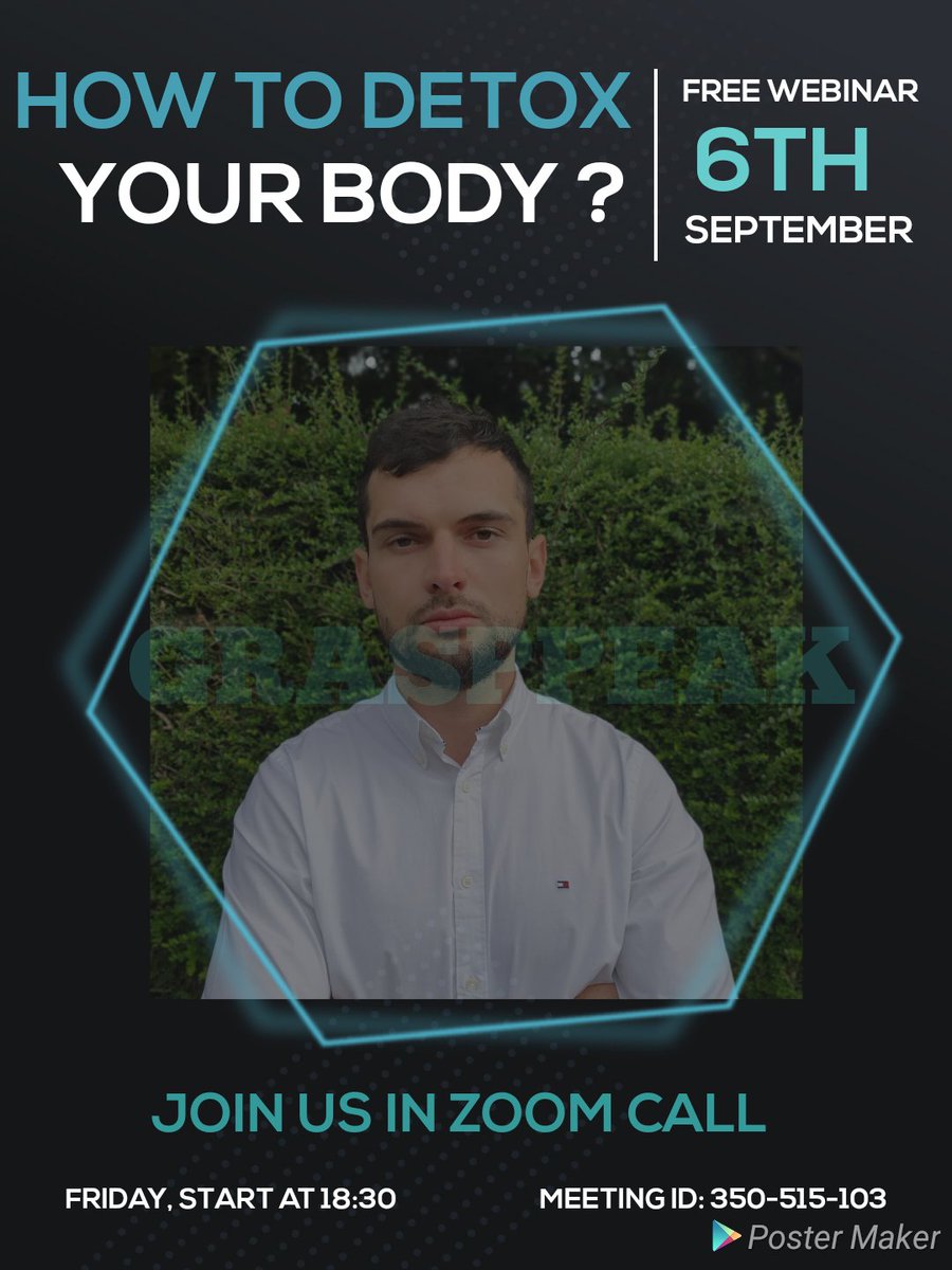 grasppeak's tweet photo. @NibrasAdambawa Hope you are well! I'm running a webinar where I'm going to share some healthy tips on how to detox the body. 

Would you like to join us? https://t.co/yECPnHtjFk