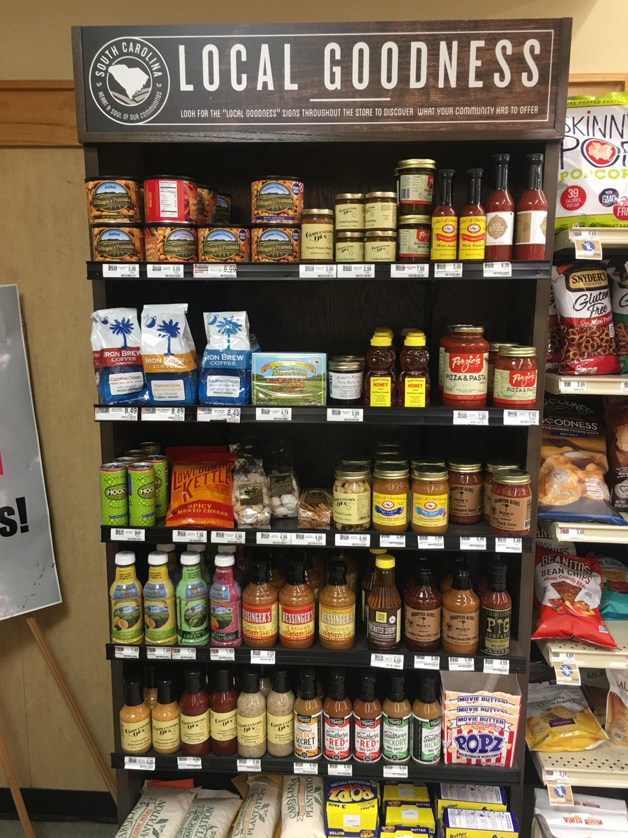 Certified_SC's tweet photo. Grocery stores across the state are filled with local produce and products. Look for the #CertifiedSC logo on store shelves and product packages for guaranteed freshness! https://t.co/VnsRZQ5Zx0