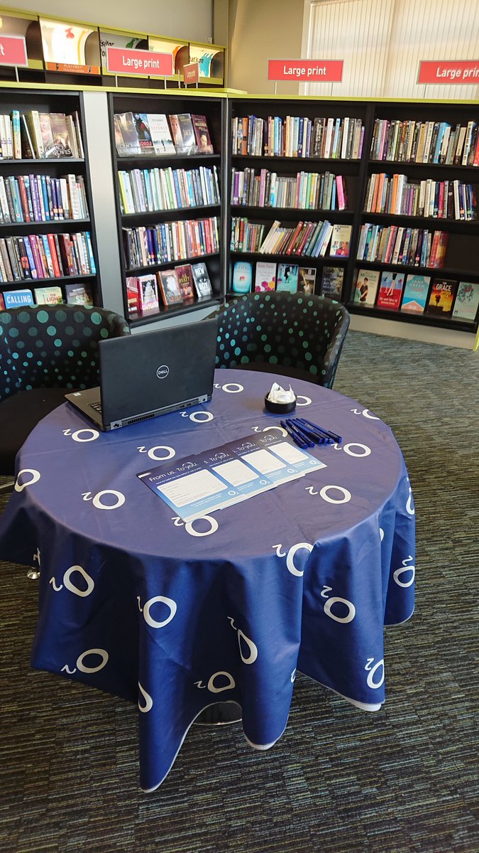Come down to your local library in Worksop between 3pm and 5pm to see O2 guru for any tech advice or any questions . <a href="/marklskelton/">Mark Skelton #iCare</a> <a href="/ajleems/">Andrew Leeming</a> <a href="/DanMawson_/">Dan Mawson</a> <a href="/neilstorey1/">Neil Storey</a>