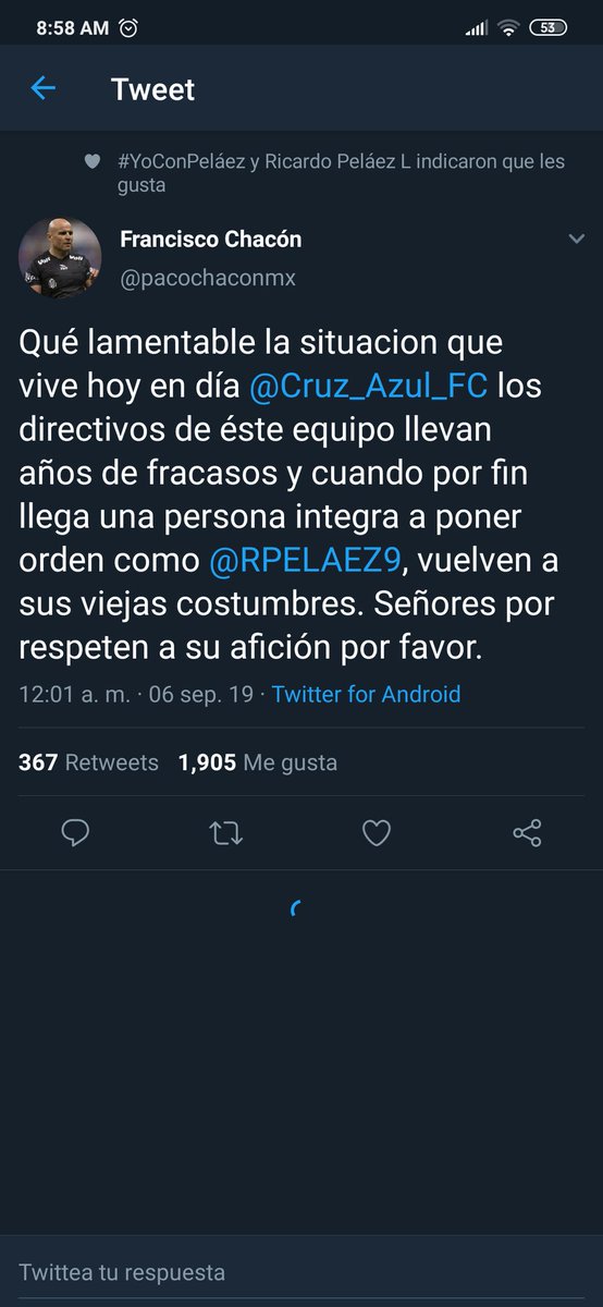 DeCoraznAzulCe1's tweet photo. #YoConPeláez Creo que si se va Pelaez  Billy se y dejado chingar toda su vida por Garces y Alfredo , hoy debería ser hombre por primera vez en su vida y mandarlos a la verga , @RPELAEZ9 estamos con ustedes , @EliasHdz08 @jesuscorona01 @pablisaguilar @Misaeldgz14 únanse como grupo https://t.co/Vf1YmriY1D