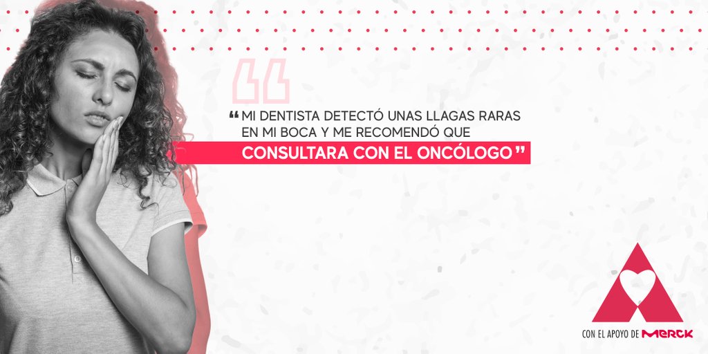 Como los odontólogos son quienes suelen revisar la boca, con frecuencia son quienes primero sospechan la presencia de un cáncer de cabeza y cuello  #SacaleLaLenguaAlCáncer #ACIAPO