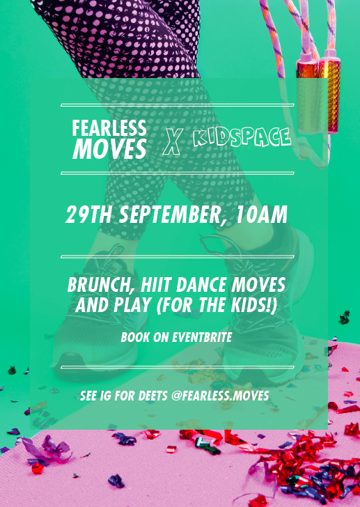 DublinsOutdoors's tweet photo. Check out Fearless Moves @KidSpaceDublin Rathcoole on Sep 29th It's a fun (slightly sweat-tastic!) HIIT class with easy dance moves throughout. The best part is while you’re busy sweating up a storm the kids get free use of the play area https://t.co/yV9xsFCsq5 #Fit #Family #play https://t.co/ylCCSmlNeP