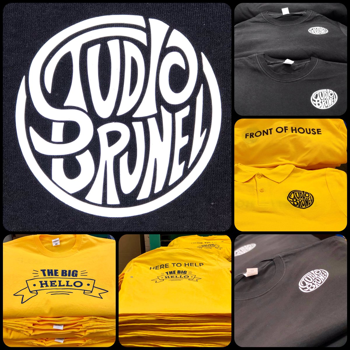 Imprint_Promo's tweet photo. Hello hello👋🏼
Hello hello👋🏼
Oh my my, what have we here? It’s THE BIG HELLO from @brunelstudents and some cool Front of House #merchandise for @studio_brunel 😎 #freshers #thebighello #bruneluniversity #design #sweatshirts #poloshirts #screenprinting #ink #imprint #printlife https://t.co/mpHGJh89Xt