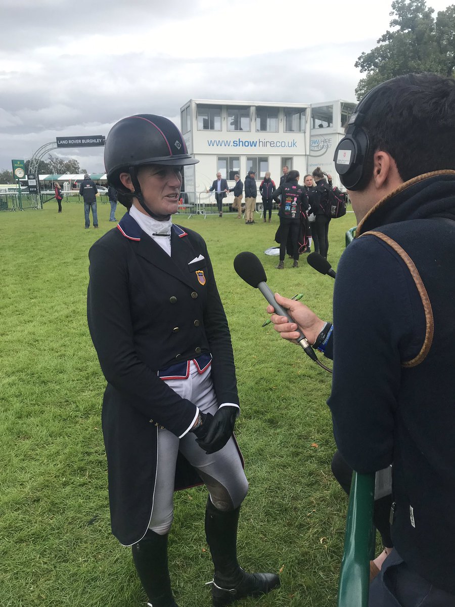 Excellent test from <a href="/laurenkieffer/">Lauren Kieffer</a> to take the lead @LRBHT_Official will she still be in the lead with some serious combinations still to go #LRBHT listen or watch the end of dressage