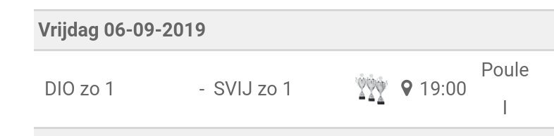Potje hoor! Vanavond staat er weer een duel voor de MidWest Cup op het programma.

Standen: bit.ly/2LjZ1uH