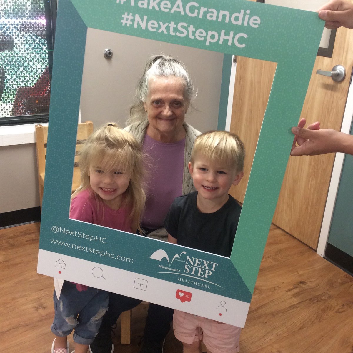 RelSilvia's tweet photo. Awesome kids from Cadence Academy posing with their grandfriends from Attleboro! #TakeAGrandie #NextStepHC https://t.co/CNcChXQ1uA