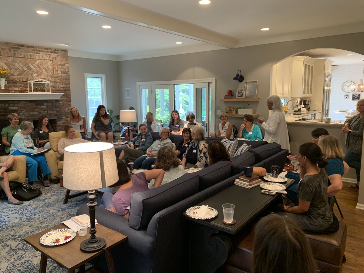 Volunteer kick-off coffee!  Praise God from Whom all blessings flow!