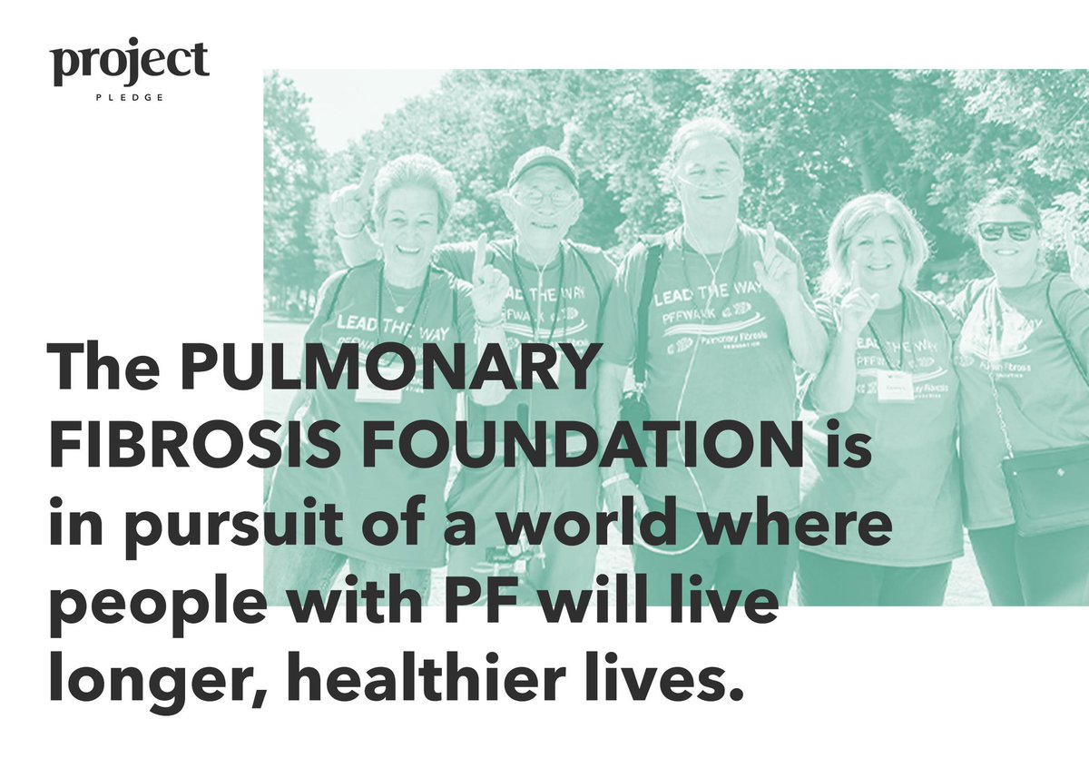 ProjectWW's tweet photo. Through our #ProjectPledge program, our employees have given back to organizations like the Pulmonary Fibrosis Foundation, which mobilizes people and resources to provide access to high quality care and leads research for a cure to PF. https://t.co/vieOBhtBa6