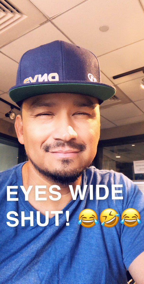 itsmeTONYV's tweet photo. My eyes are open, I promise! 😂🤣😂 #ChinitoProblems https://t.co/aPwrgwD9YZ