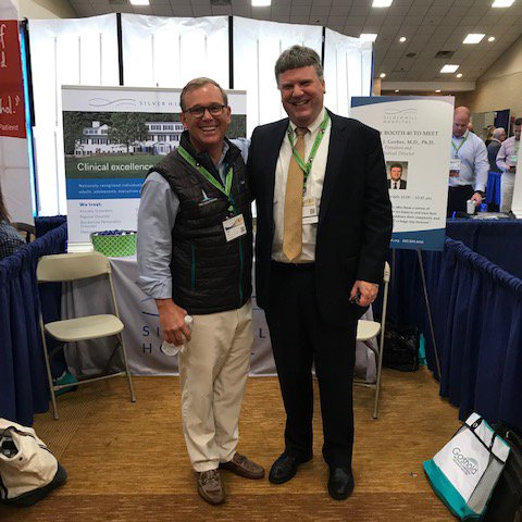 SilverHillHosp's tweet photo. @agerber3 and @LairdTrey CEO of @TheLHCT at our @C4recovery's Cape Cod Symposium on Addictive Disorders booth today! Stop by and say hello at Booth 40! #CCSAD
@rachelallison74 https://t.co/J4SkvCH3a0