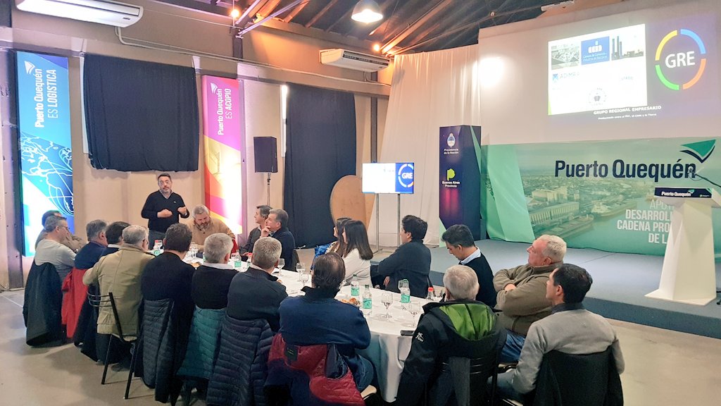 pba_ADIMRA's tweet photo. Grupo Regional Empresario en el @puertoquequen Fortaleciendo vinculos para la #IntegracionProductiva. Puertos y Parques Industriales y Camaras Empresarias

@ADIMRA_provBSAS @2004Abin @PIMDQ @puertomdpok #CIMSBA #CAPROQ #APIT #CamaraBal https://t.co/a8t00YZldd
