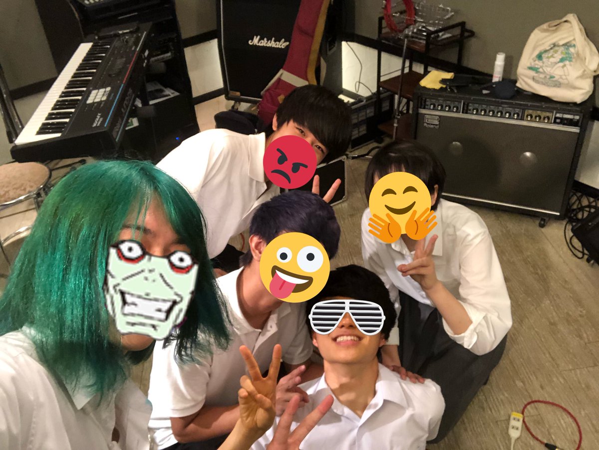 明日視聴覚室でライブやりまあぁぁぁぁああああああああぁぁぁすちなみにこれは今日のラストスタ練

14:40~15:00です！ こないと髪色の治安を悪くしに行きます