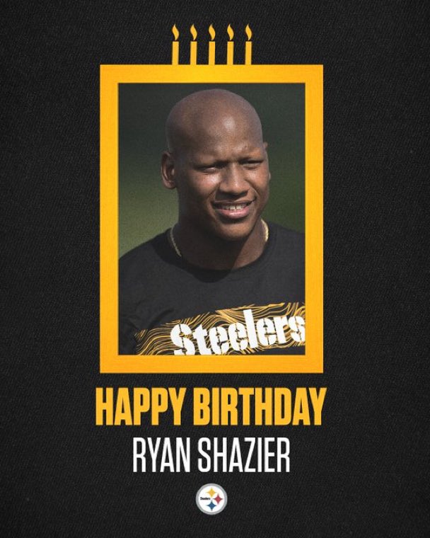 Deseamos un muy feliz cumpleaños a nuestro LB Ryan Shazier. Happy Birthday, !!    