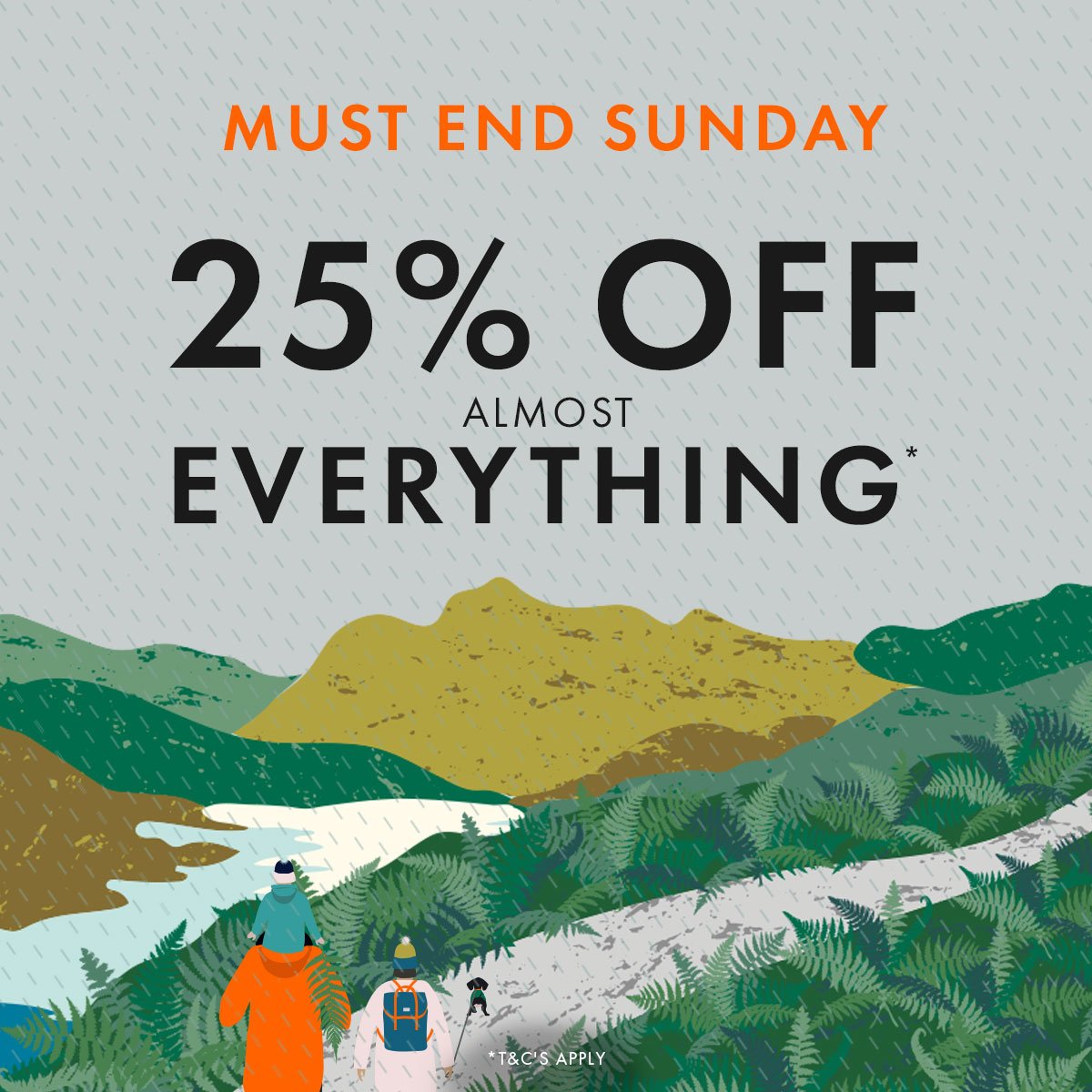 25% off plus free standard delivery on (almost) everything* 🍂 Hurry offer ends Sunday! 
Use code: DELIVERY19
*T&amp;Cs apply - price includes saving

Shop now > social.joules.com/25-off-tw