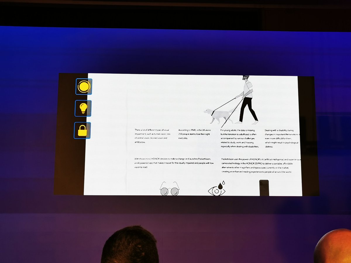 jmcomms's tweet image. PocketVision has been a game changer for Ricky. As a content creator, Ricky can use a smartphone to read more clearly. #IFA19 #Honor #PocketVision #RNIB