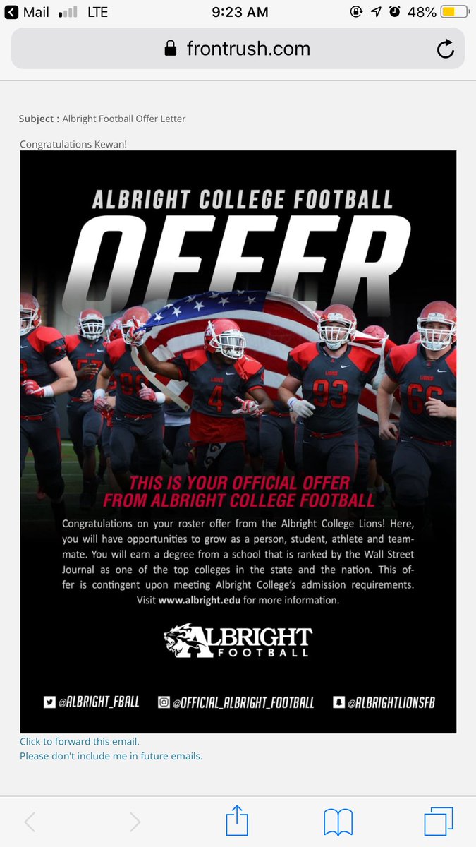 Hawthorne_78's tweet photo. Beyond blessed to receive my very first offer from Albright College 🙏🏾@Yusuf_Shakir @Coach_KBruno #GoLions! https://t.co/J8x9Cwjbat
