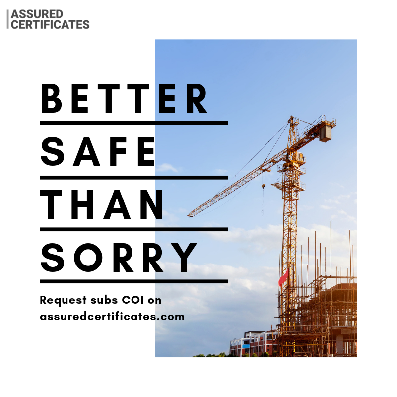 assuredcerts's tweet photo. Request your subcontractors COI on https://t.co/MeC3OkGsMm
#RiskManagement #Insurance #COI #InsurTech #CertTracking https://t.co/koK98iCdDl