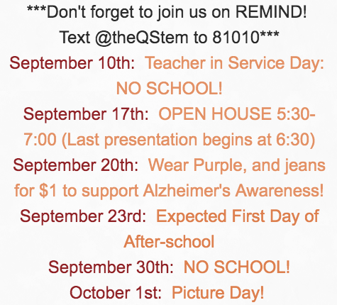 Don't forget to mark your calendar for our upcoming events! #QuinnipiacSTEM #QSTEM