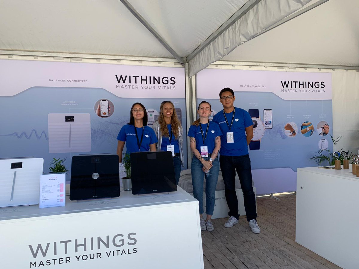 WithingsFR's tweet photo. Notre équipe vous donne rendez-vous tout le week-end sur le Champs-de-Mars à Paris à l'occasion de @LaParisienne6km 🏃‍♀️

⌚️ Venez tester la nouvelle montre Move ECG
🔦 En apprendre + sur la #santéconnectée
🤸‍♀️ Et participer aux animations ! https://t.co/cQvWTrD4eU