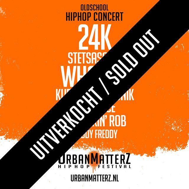⚠ SOLD OUT! ⚠
Toen we vanochtend wakker werden lag er een flink aantal berichten op ons te wachten uit binnen en buitenland. Of er toch nog tickets beschikbaar waren voor het UrbanMatterz Oldschool HipHop Concert. Dan weet je het: UITVERKOCHT!

HISTO… ift.tt/2ZJLxPG
