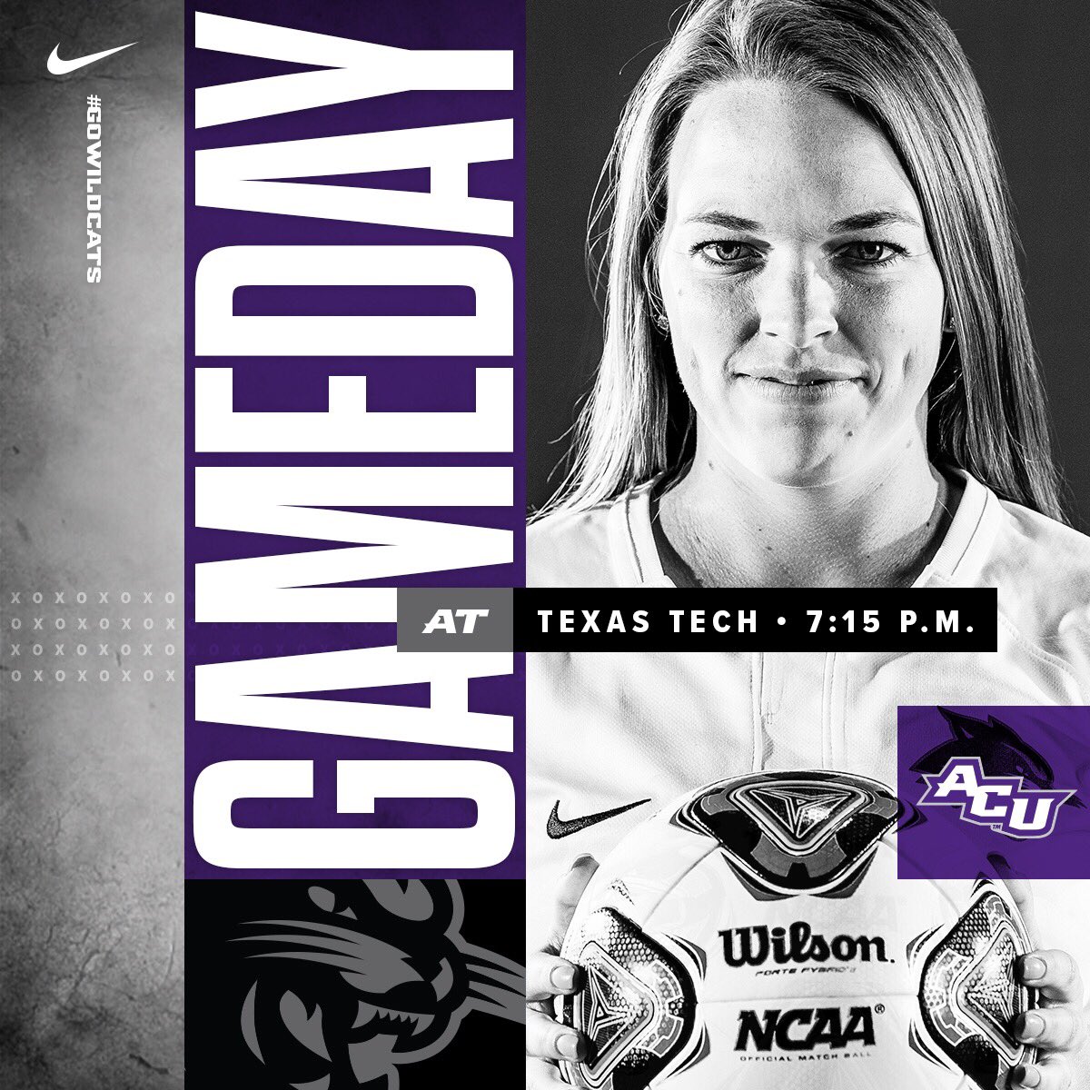 ACUsports's tweet photo. ⚽️ GAMEDAY | @ACU_Soccer takes on the Big 12!

🆚 Texas Tech
🕖 7:15 pm
📍 Lubbock, Texas
🏟 John Walker Complex
📺 https://t.co/XpMdxJ9VSh

#GoWildcats #SACRFCE https://t.co/GfVJF6Kkga