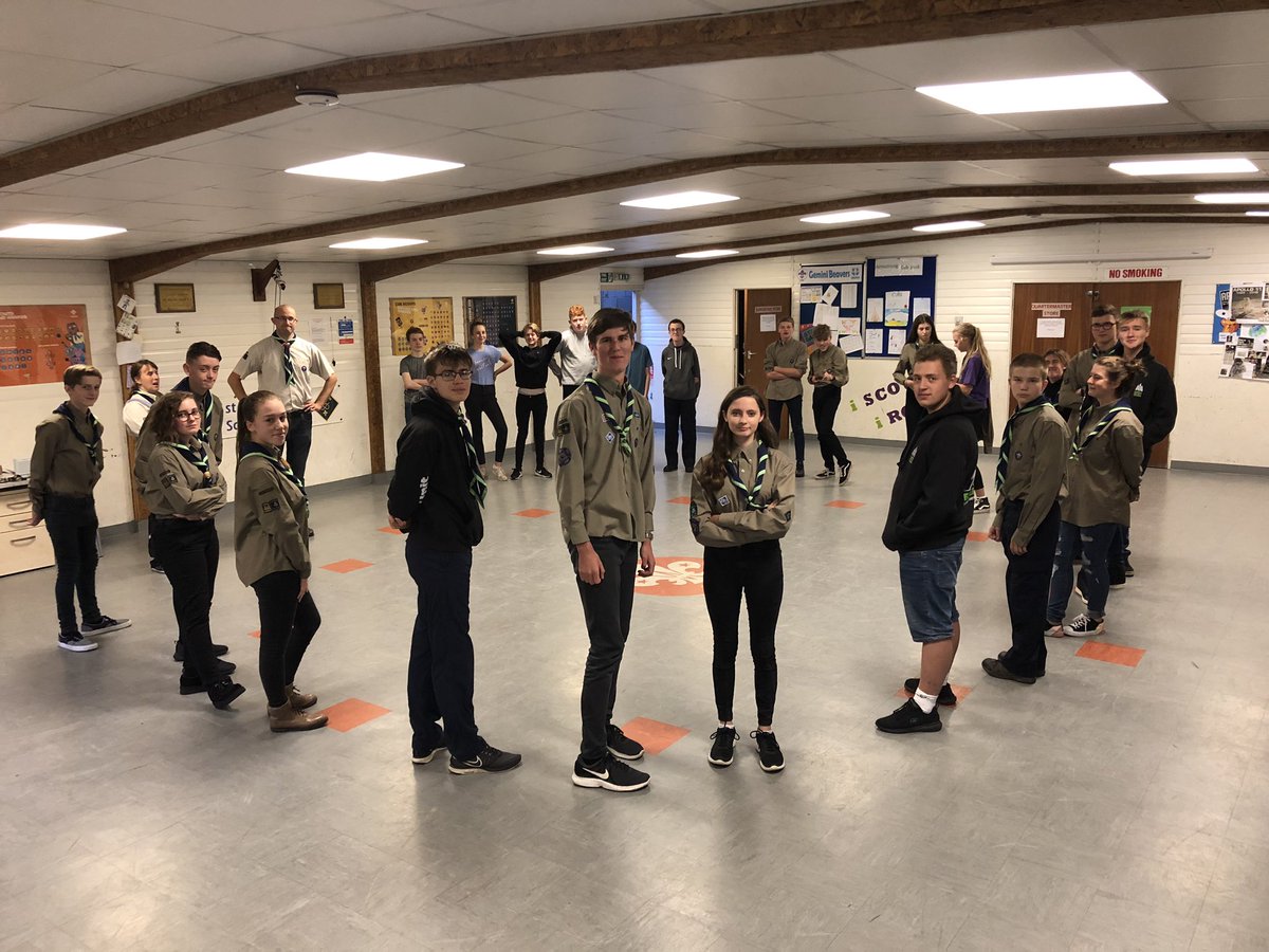 First night back <a href="/elderexplorers/">ElderESU</a>. Five Scouts moved up from <a href="/1stBurntwood/">1st Burntwood Scouts</a>! Six of the others completed #DofE Gold and Silver expo’s during summer. Bring on the #autumn term!

#Roomfull 
#Scouting4all 
#SkillsForLife