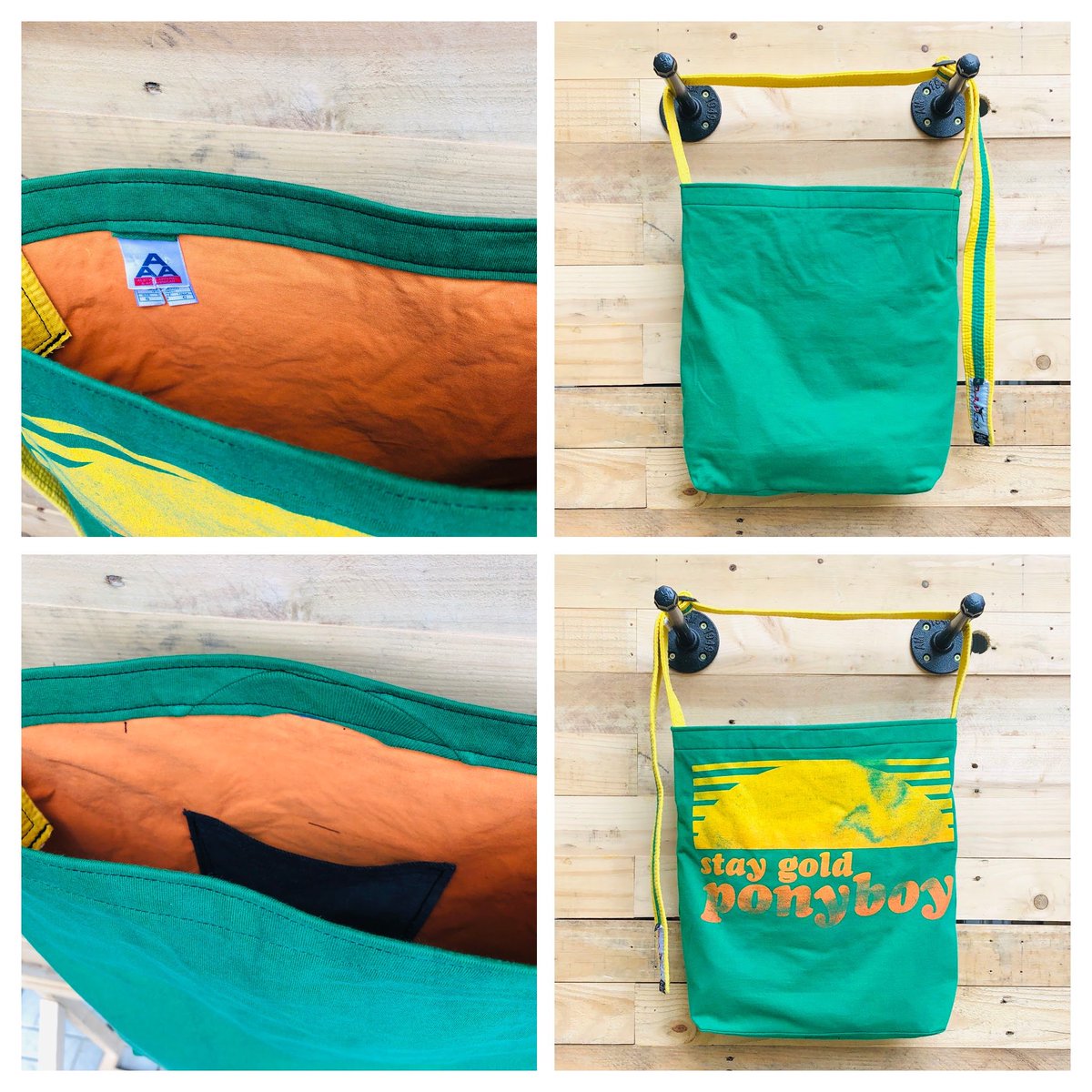 goodfarken's tweet photo. To celebrate TIFF, and the fact that Matt Dillon is in Toronto, today's Tee Bag of the Day celebrates the classic 1983 film The Outsiders. Wallet-sized pics of the not yet stars courtesy of @ThatEricAlper #TBOTD #goodfarkenbags #teebags #staygold #theoutsiders #TIFF #RIPJohnny https://t.co/gKv08MRNtA