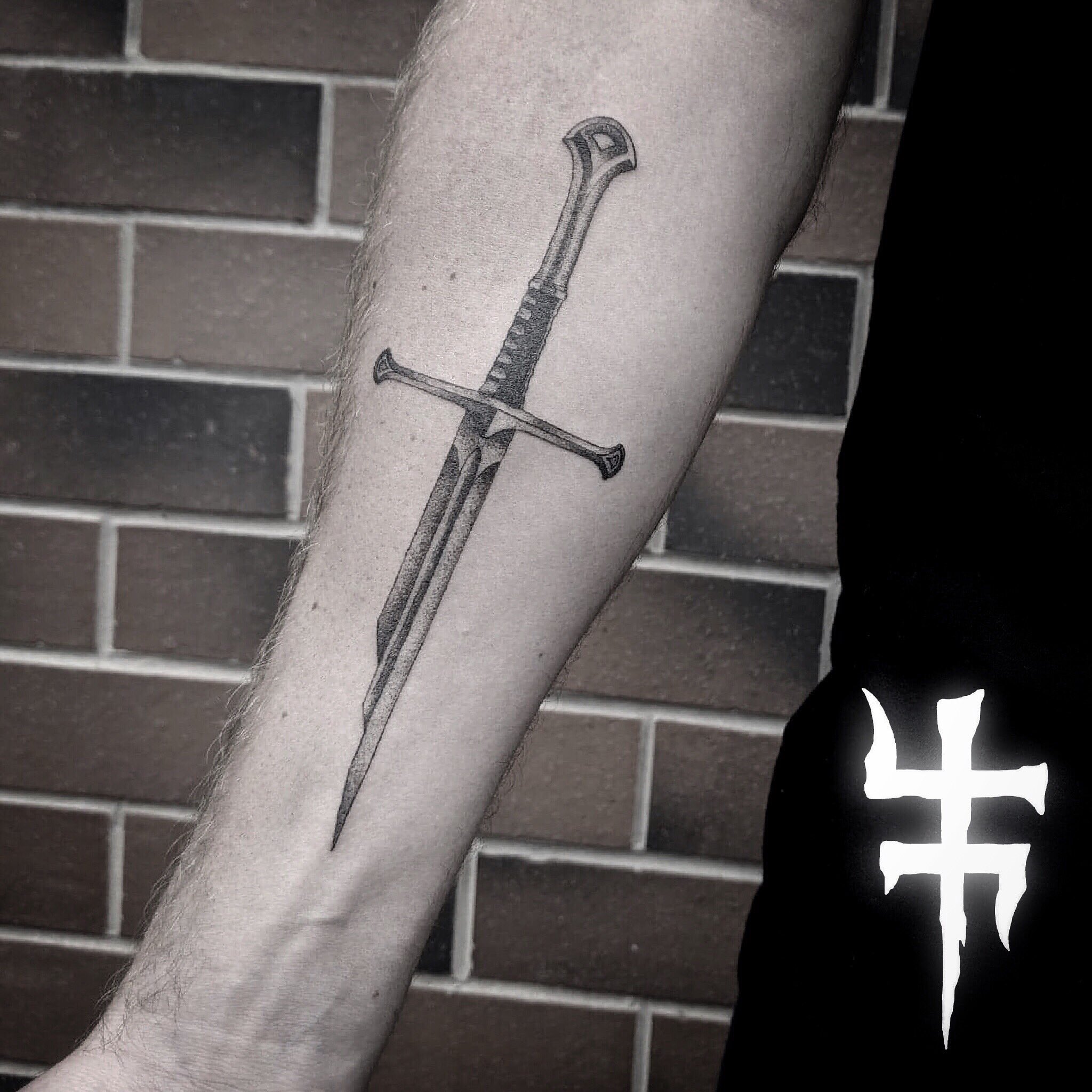 Realism Sword tattoo men at theYoucom