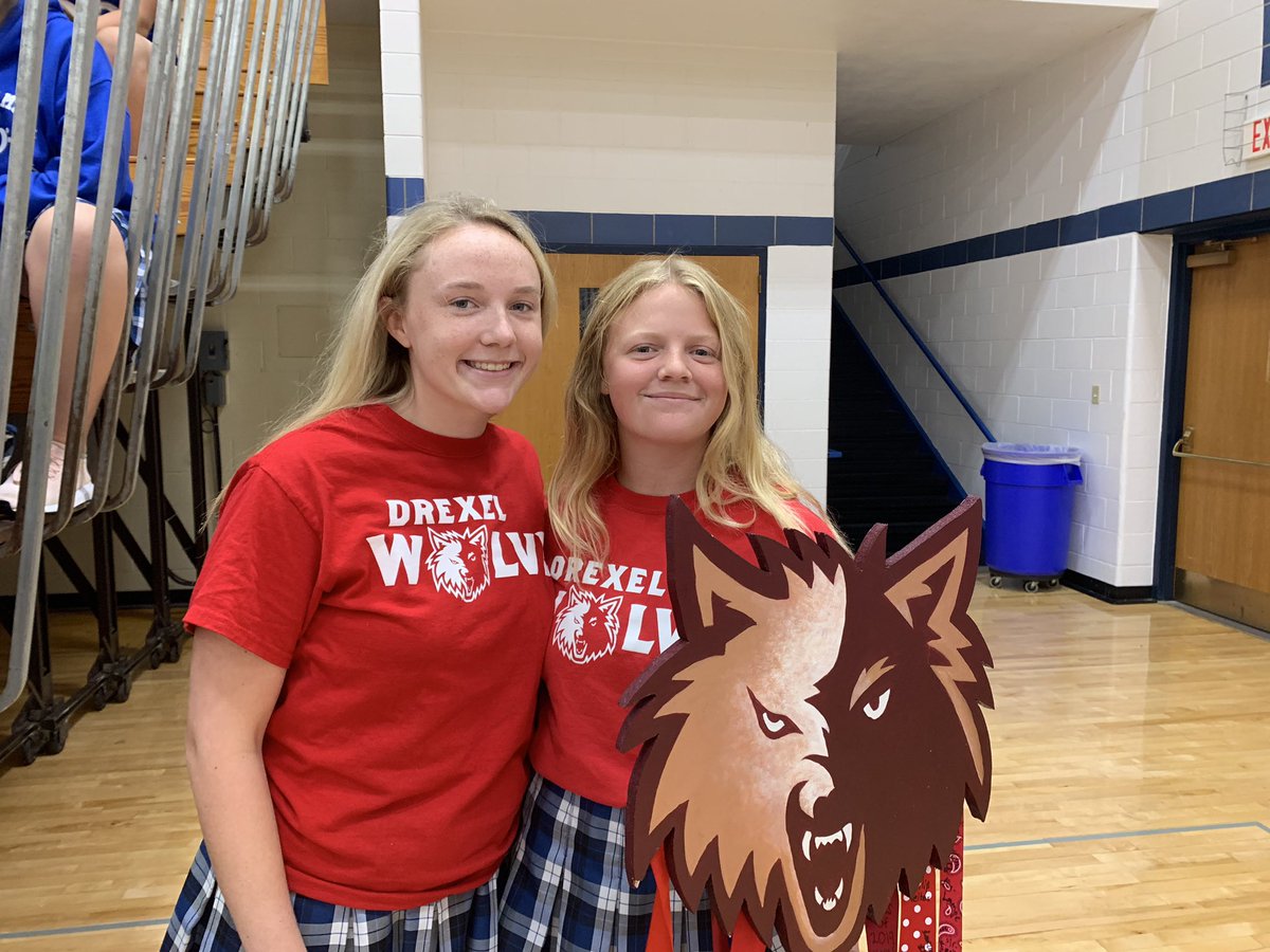 DHSDrexel's tweet photo. Good job to the Knobbe sisters for being the last two standing. Better luck next time Wolfpack! #humanpacman https://t.co/Dq9sIty39A