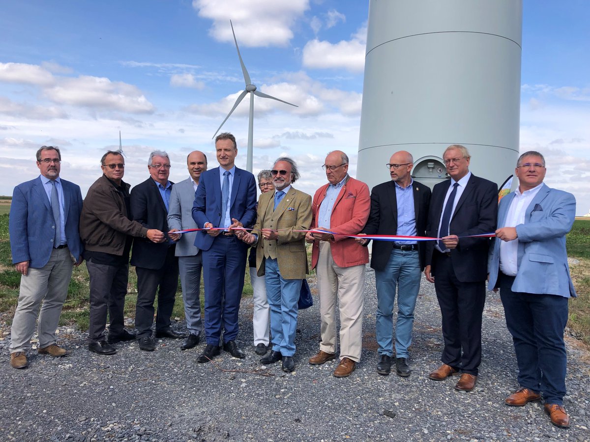 energieTEAM_fr's tweet photo. Retour en image sur l'inauguration des parcs éoliens d'Oursel-Maison, Villers-Vicomte, Crèvecoeur-le-Grand, Catheux, Choqueuse-les-Bénards et Conteville.
@CNR_Officiel @enedis_picardie 
#eolien #Somme https://t.co/Poh0fUuWvm