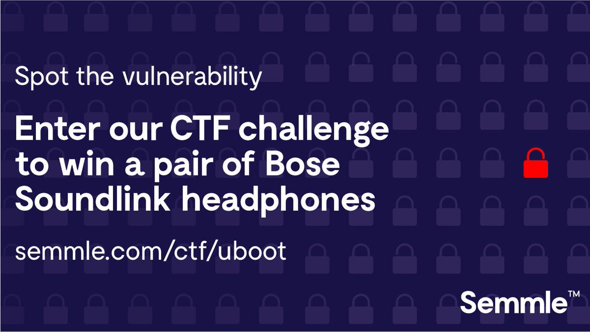 The #SemmleCTF Challenge ends today! Last chance to submit your QL query for a chance to win wireless headphones. Winners will be announced next week... stay tuned! hubs.ly/H0kC1WS0
