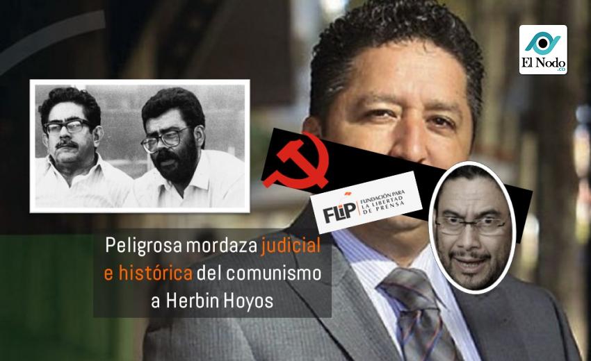 ELNODOColombia's tweet photo. La mordaza brutal del comunismo a @herbinhoyos . Solicitud a la @FLIP_org  ante una decisión a favor del terrorismo comunista en Colombia contra la libertad de prensa, la libertad de información y la objeción de conciencia https://t.co/mh00hIrfQ8 https://t.co/Ue8UyKNq1R
