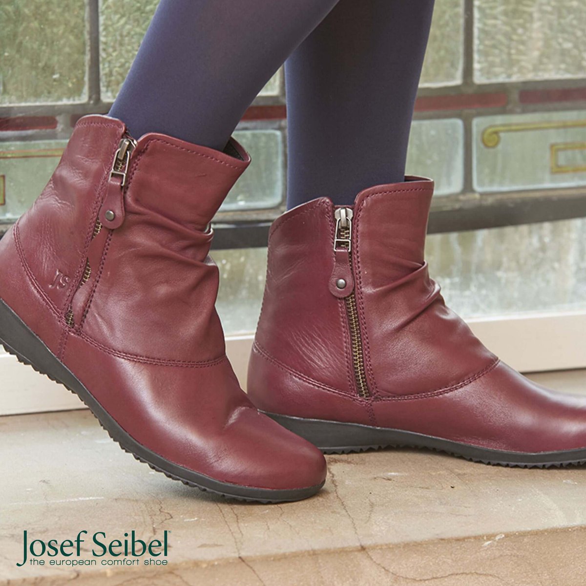 josef seibel red boots