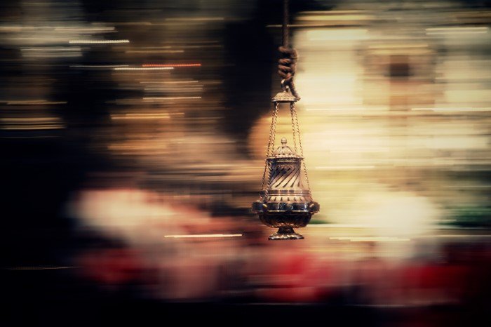 Una foto del botafumeiro del asturiano Fernando García Riñón queda segundo en el concurso “Los símbolos del Camino de Santiago” de <a href="/Correos/">Correos</a> y <a href="/iPeregrinos/">iPeregrinos</a>