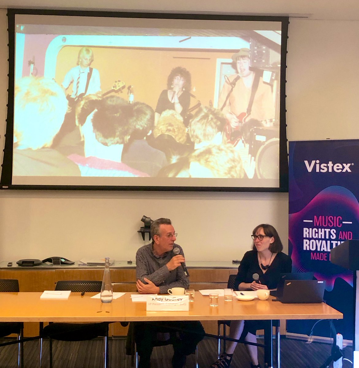 the_MPA's tweet photo. Our final panel of the #MPAInductionCourse is with MPA’s Lorna Greenwood and @BMGuk’s VP of Copyright Andy Godfrey. This panel focuses on Andy’s colourful career, including his musical ventures. https://t.co/qMVedAOkZM