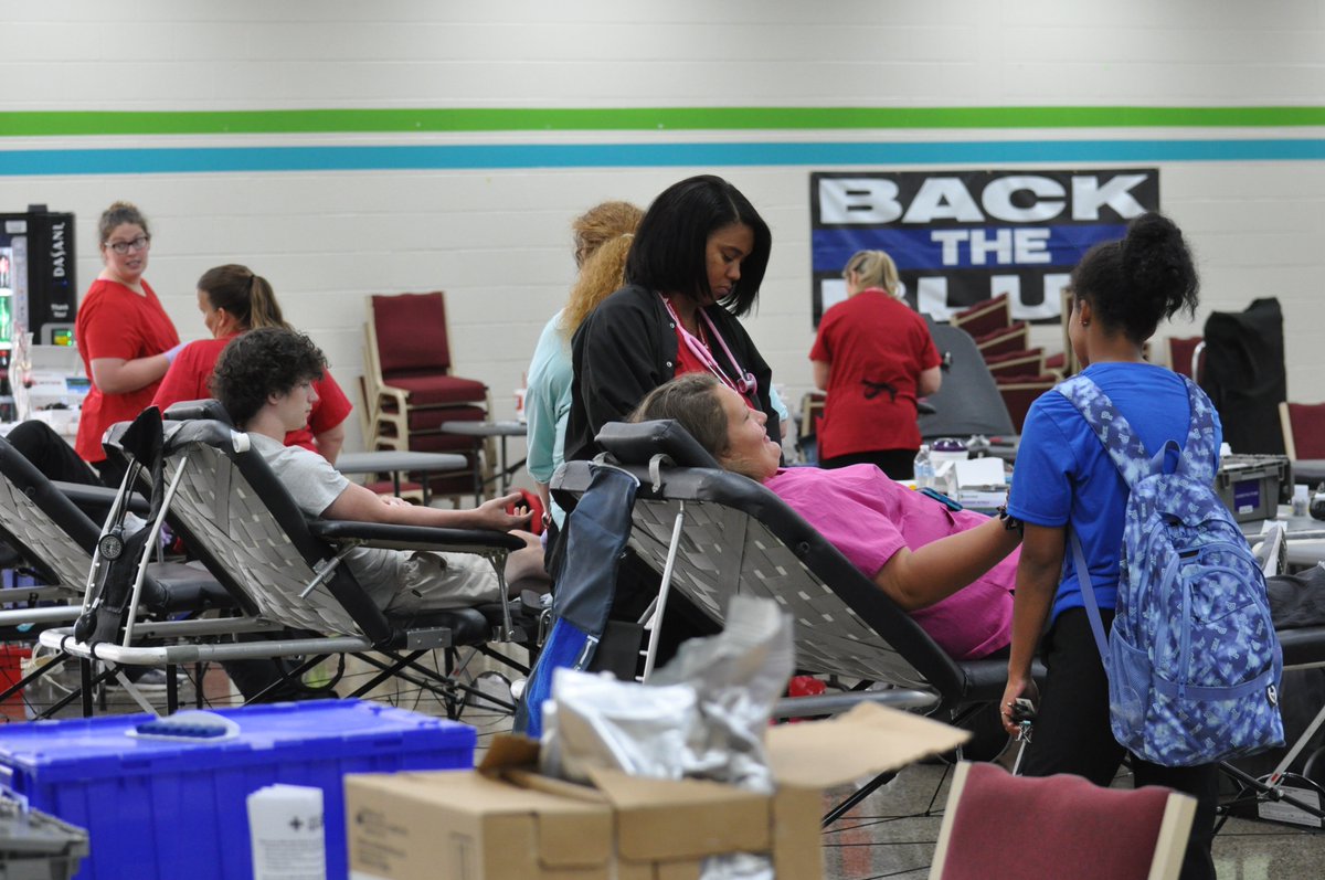 bartowschools's tweet photo. STUDENTS STEPPING UP: With the help of the Red Cross, BCCCA hosted a blood drive and collected 89 pints of blood! That's enough to help more than 250 people! This donation from Academy students and community members will be used to help compensate for the lost pints due to Dorian https://t.co/kzq8tkyyoc