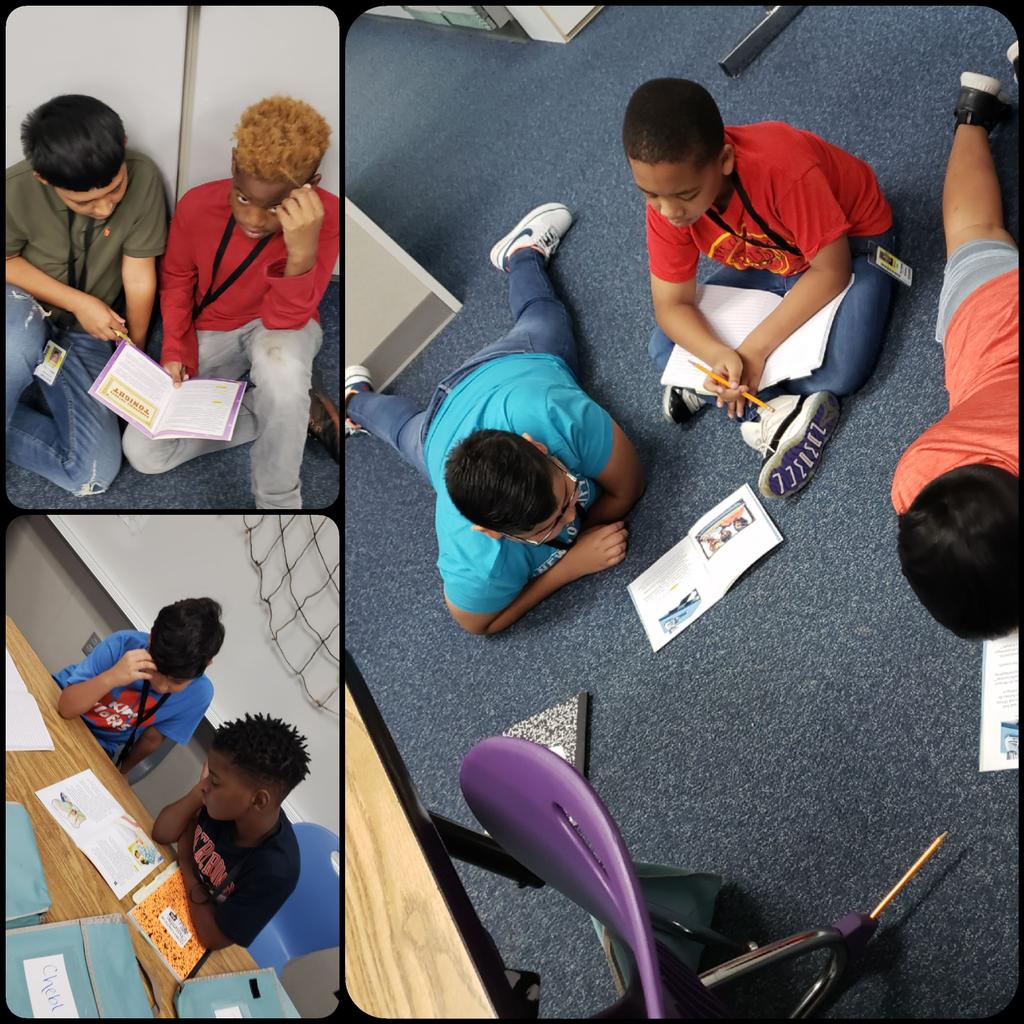 ThomasNijia's tweet photo. Partner reading in FULL effect!! Procedures have been discussed; expectations have been set and met!! #5thgrade #KirkROAR https://t.co/X5XrNNlJ5r