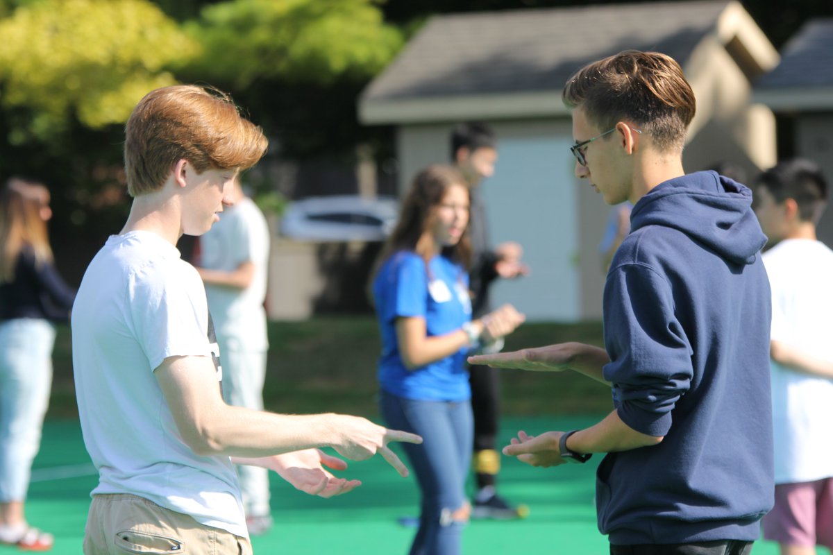 ApplebyCollege's tweet photo. Our new Blue Dogs are enjoying a fun morning of activities as part of Orientation Day today! #ApplebyCollege #IndependentSchool #Oakville https://t.co/jdail0rhvQ
