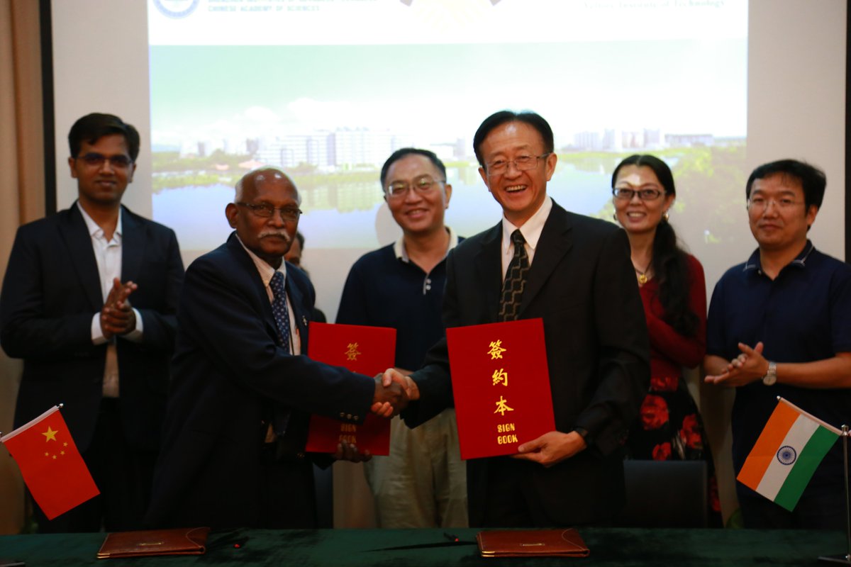 VIT_univ's tweet photo. "VIT Vellore and Shenzhen Institutes of Advanced Technology (SIAT), Chinese Academy of Sciences, China, have signed memorandum of understanding (MoU) at SIAT, China..." To read more...
https://t.co/f6ApOLy1GQ
#MoU
#SIATShenzhen
#MHRDIICVIT
#AICTEIICVIT
#IICVIT
#VIT https://t.co/9mVTCUvd98