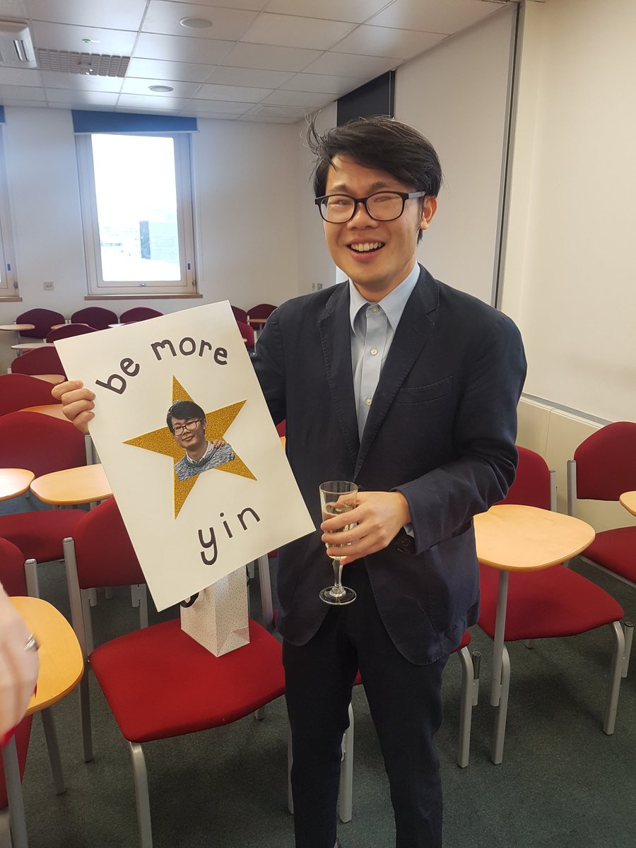 HemaChaplin's tweet photo. Congratulations Dr Xu! Passed with NO corrections! 🎉 We all need to #bemoreyin #teamkcl https://t.co/4fUb225VIo