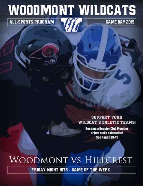 WeAreWoodmontHS's tweet photo. Itβs GAME DAY! Come out and cheer on your Wildcats as we take on the Rams at HOME at 7:30! Wear your blue! Weβre GAME OF THE WEEK! @wyffnews4 #GoWildcats #BeatHillcrest #GameOfTheWeek #bluepridefriday https://t.co/JZlOHXHhsY