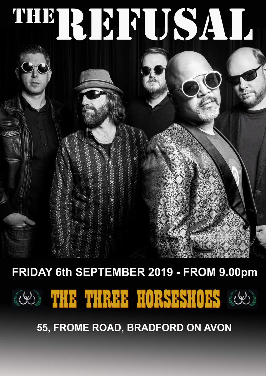 Bringing some new wave ska to the good people of Bradford on Avon tonight with the mighty Refusal. New tunes ready to play and dancing to be done. Free entry. Hope to see you there! #TheRefusal #BathNewWaveSka
