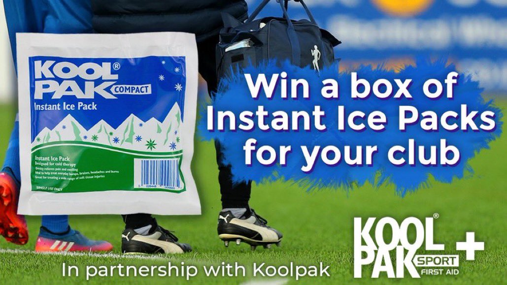 CumberlandFA's tweet photo. COMPETITION TIME | Want to win a π¦ of #InstantIcePacks for your Club?
Thanks to our partner @KoolpakUK YOU CAN!
To win:
β€οΈ Like & RT this Tweet
π Follow us & @KoolpakUK on Twitter
π·οΈ Tag your Club in a reply
π³οΈ Comp Closes 22 Sept
More Offers π https://t.co/vbscuaaa9I https://t.co/tTnxOc8bs4