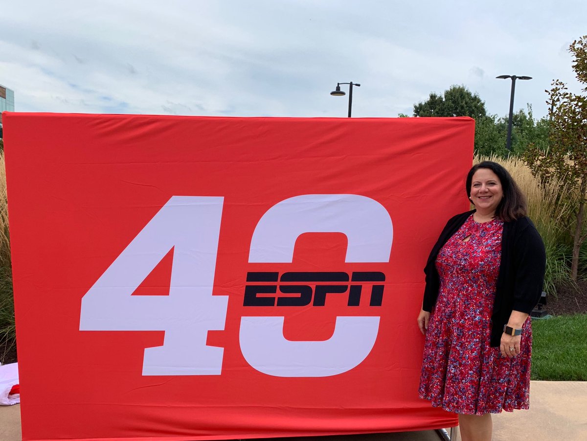 KatinaESPN's tweet photo. #espn40....time to celebrate https://t.co/VamtNCl9Mw