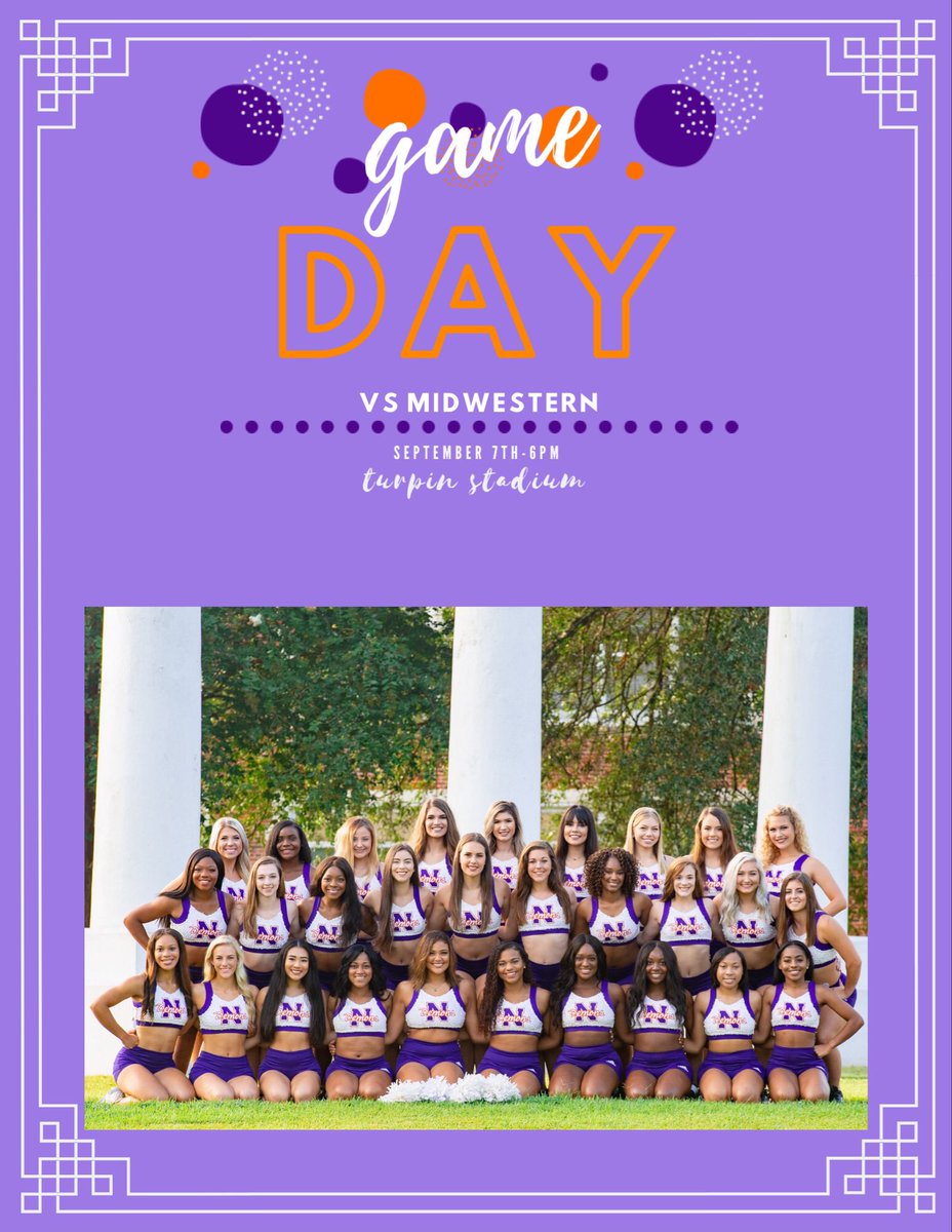 There’s only ONE day until our Demons take on Midwestern State at Turpin Stadium, see you there! 💜🧡