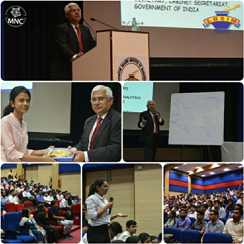 LBSIMOnline's tweet photo. Lal Bahadur Shastri Institute of Management was honored to host Dr.Sumeet Jerath, Special Secretary (Sr.), Cabinet Secretariat, Government of India, in our corporate interface session.
#LBSIM #IndustryInsight #LifeatLBSIM #CorporateInterface https://t.co/ueBypEBY8v