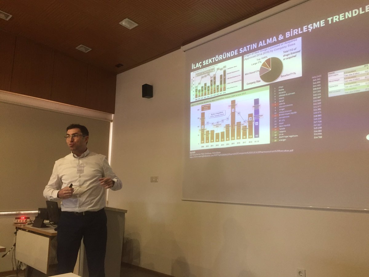 SelinArslanhan's tweet image. @senanomak ilaç sektöründe birleşme ve satın alma trendlerinden ve startuplara yatırım eğilimlerinden bahsetti #2techmeetup #2tech @BounLifeSci @isek_org
