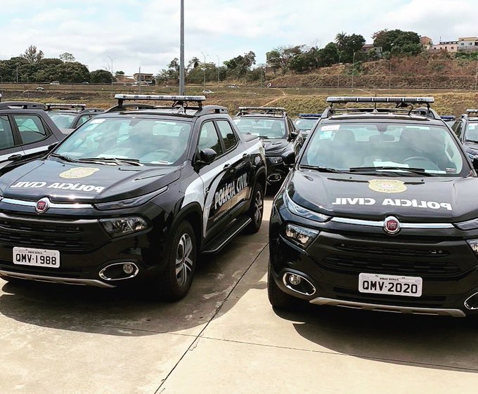 Seguran&ccedil;a est&aacute; entre as prioridades do meu mandato. Hoje come&ccedil;am as entregas das viaturas da Pol&iacute;cia<a href="/tag/otrabalhoporminascontinua"class="tags"><span>#otrabalhoporminascontinua</span></a>