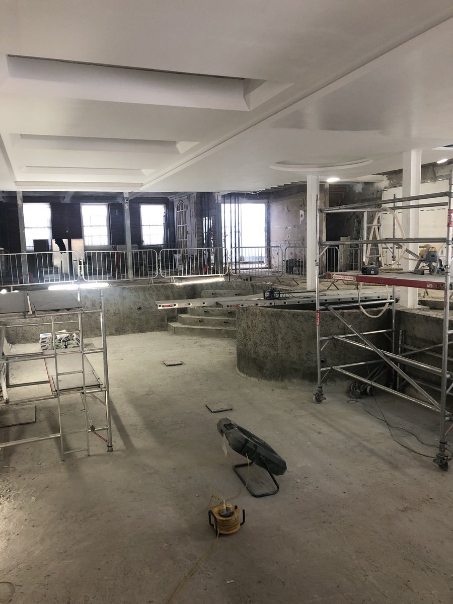 Scaffolding down and the new swimming pool is taking shape <a href="/NaturalFit/">Natural Fit</a> Tunbridge Wells. Fit out works are commencing upstairs to create luxury treatment rooms and studio areas.